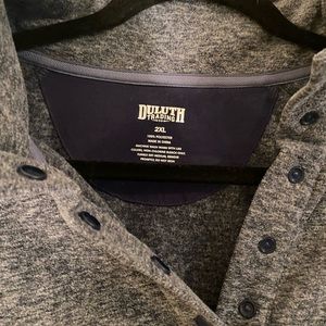 Womens Duluth fleece pullover. Heather navy. Excellent used condition. Size 2xl.